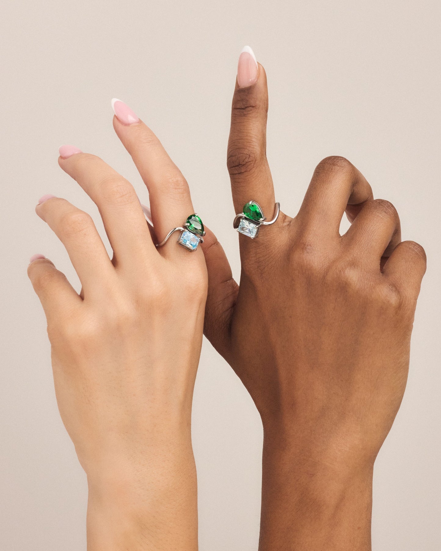 Navae Birthstone Ring - Silver