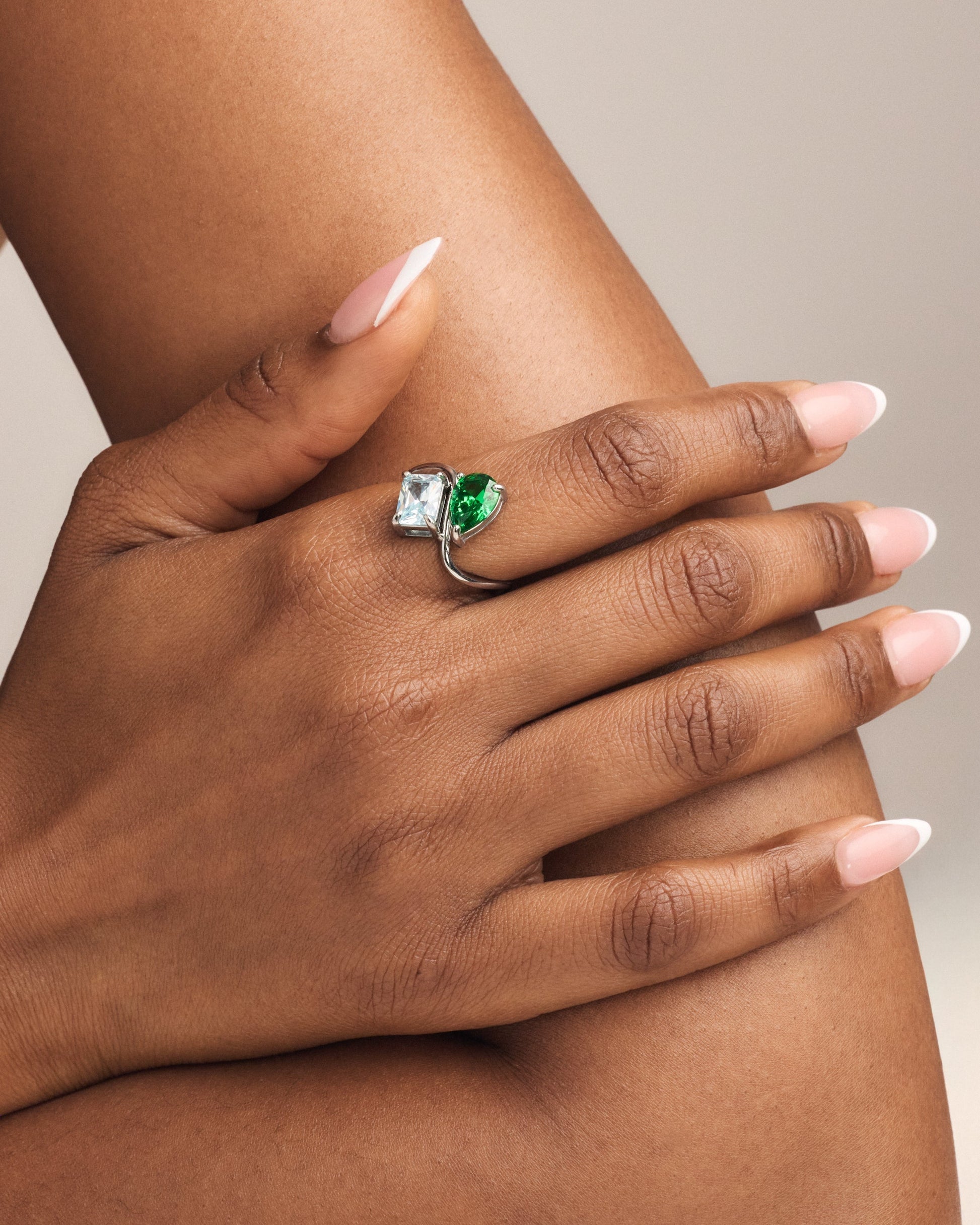 Navae Birthstone Ring - Silver