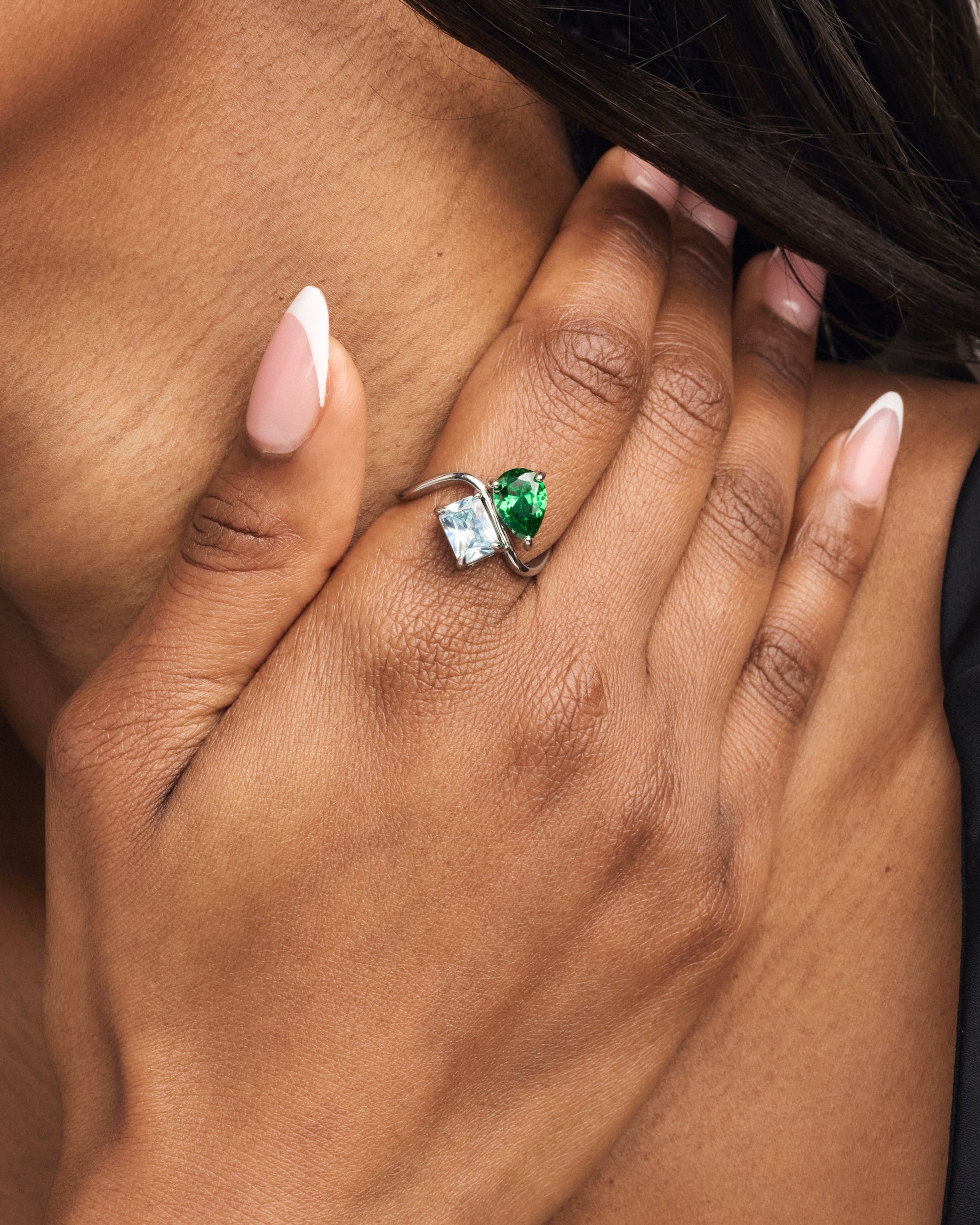 Navae Birthstone Ring - Silver