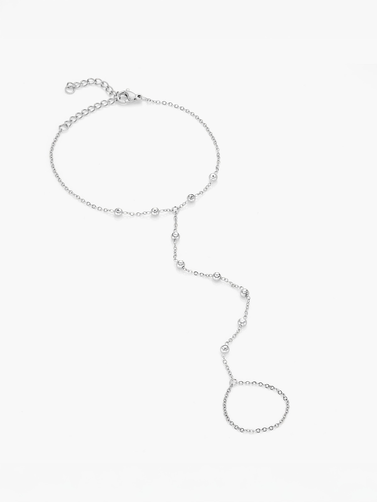 Amoura Hand Chain - Silver
