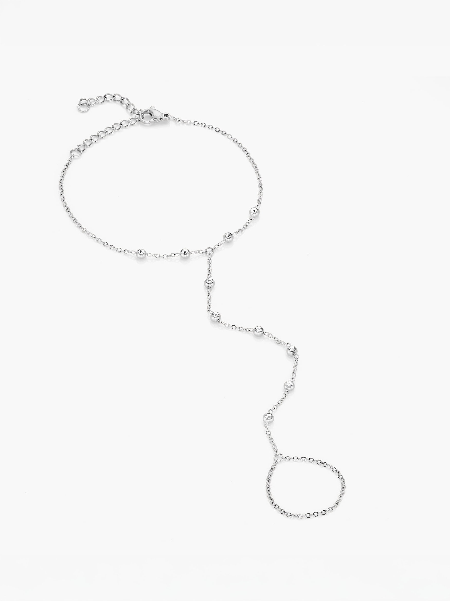 Amoura Hand Chain - Silver