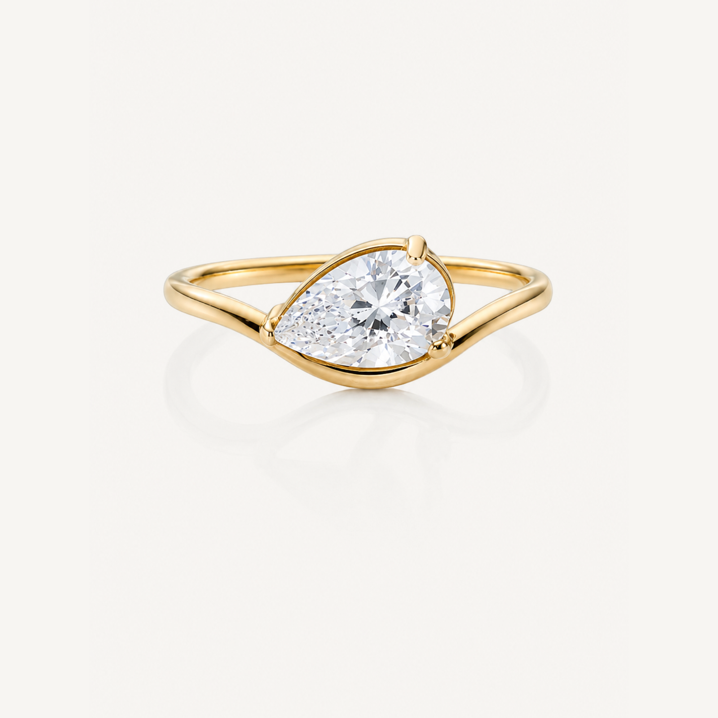 The Coralie Pear Ring
