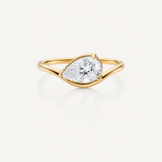 The Coralie Pear Ring